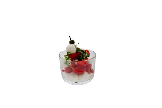 Tomaten-Mozzarella-Bällchen mit Basilikum (im Glas, 170ml) & Grissini, mind 10 Stk.